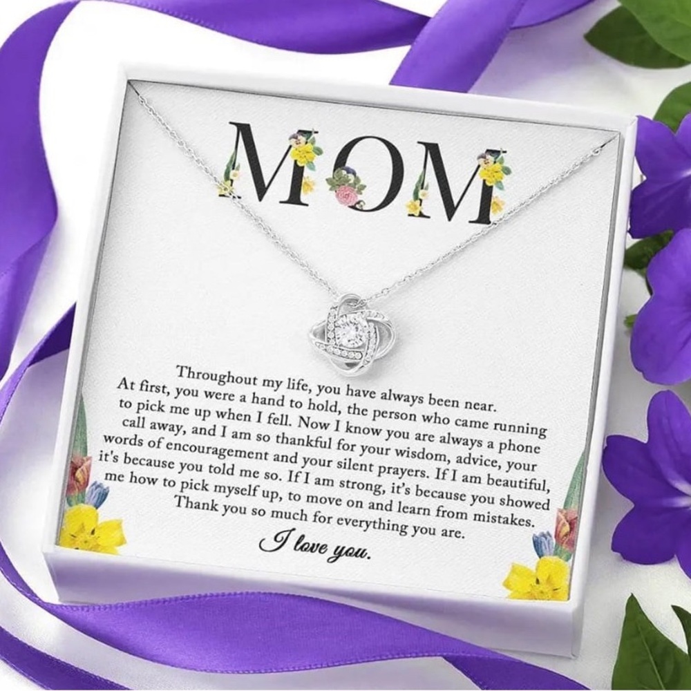 Forever Love Necklace Message Gift - Picture 2 of 7